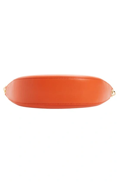 Shop Loewe Small Luna Leather Shoulder Bag In Orange