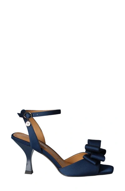 J. Reneé Nishia Ankle Strap Sandal In Navy