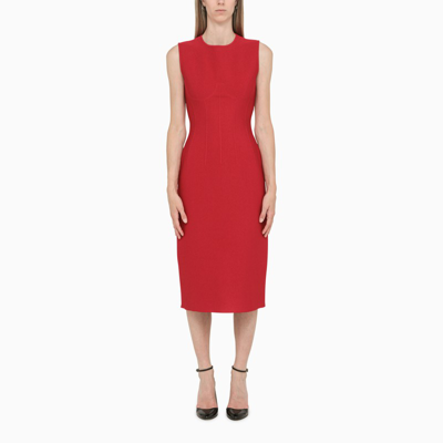 Shop Alexander Mcqueen | Red Sheath Dress