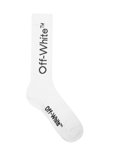 Shop Off-white Helvetica Diag Socks