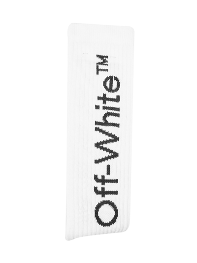 Shop Off-white Helvetica Diag Socks