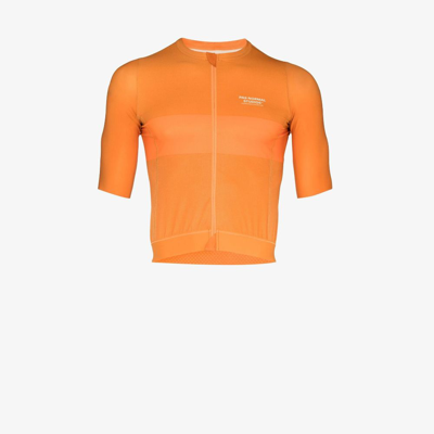 Shop Pas Normal Studios Orange Solitude Cycling Jersey