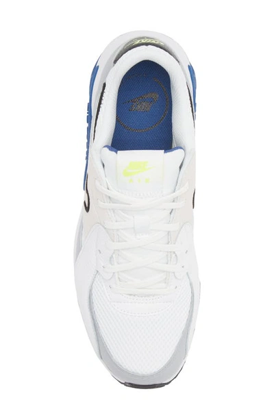 Shop Nike Air Max Excee Sneaker In White/ Black/ Dark Royal Blue