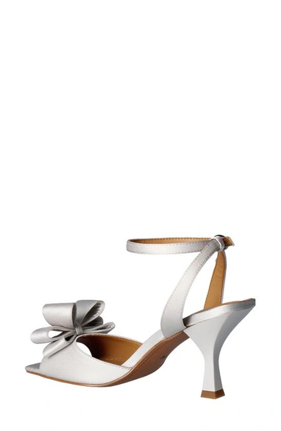 J. Reneé Nishia Ankle Strap Sandal In Steel Grey