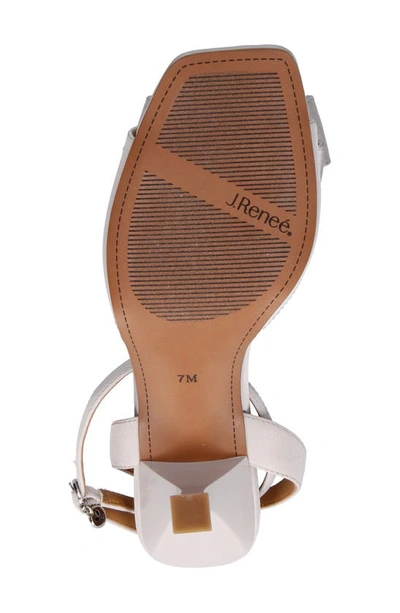 J. Reneé Nishia Ankle Strap Sandal In Steel Grey