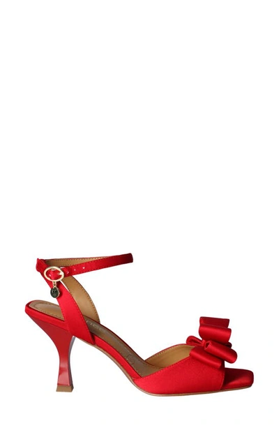 Shop J. Reneé Nishia Ankle Strap Sandal In Red