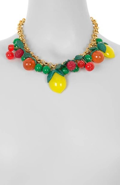 Lele Sadoughi Women's Fruit Salad 14k-gold-plated, Resin, & Enamel Necklace In Fruit Salad