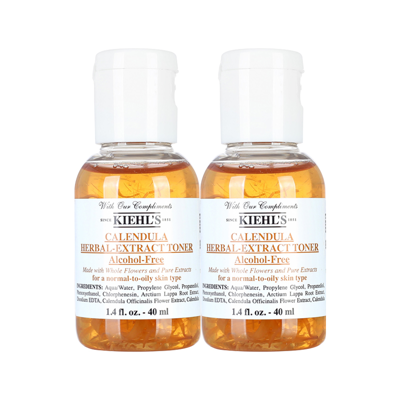 【包邮包税】Kiehl's 科颜氏金盏花水80毫升(40ml*2瓶)l爽肤水调理舒缓肌肤植萃补水保湿控油柔肤水