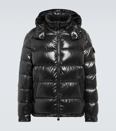 Shop Moncler Maya Down Jacket In Black