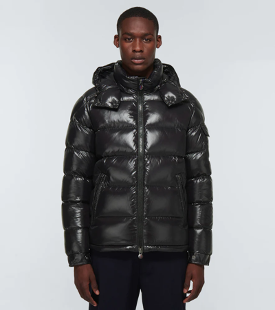 Shop Moncler Maya Down Jacket In Black