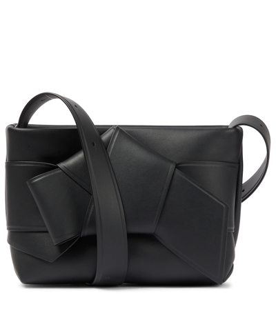 Shop Acne Studios Musubi Mini Leather Shoulder Bag In Black