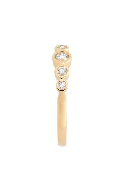 Bony Levy Monaco Gradient Diamond Ring In 18k Yellow Gold