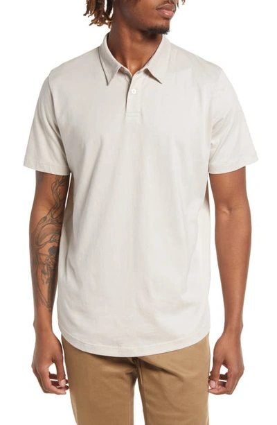 Shop Live Live Solid Pima Cotton Polo In Frenchie