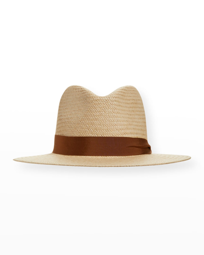 Shop Rag & Bone Straw Panama Hat In Nat