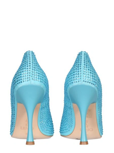 Shop Leonie Hanne X Liu Jo Glam Decollete In Baby Blue