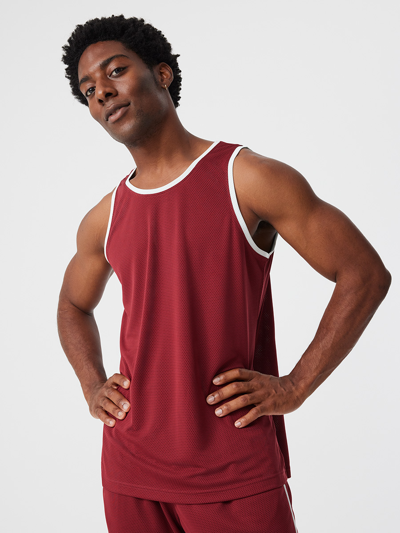 Shop Outdoor Voices Recmesh Tank Top In Boysenberry