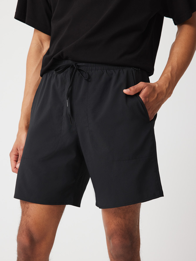 Shop Outdoor Voices Solarcool 7" Beach Shorts In Black