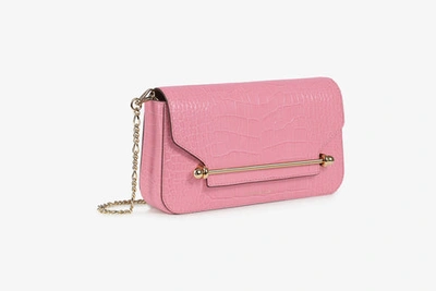 Shop Strathberry East/west Baguette In Pink