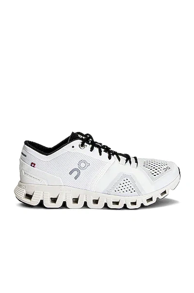 Shop On Cloud X Sneaker In White & Black