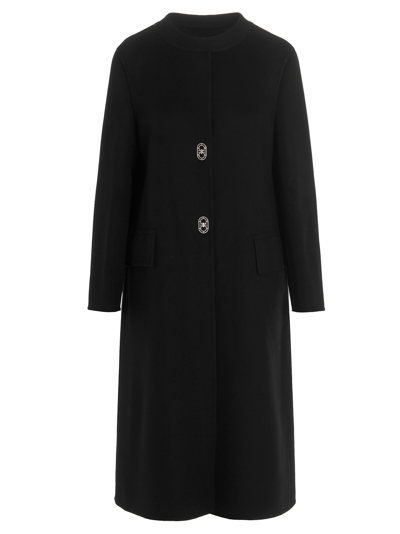 Shop Ferragamo Trench E Impermeabili Nero In Black