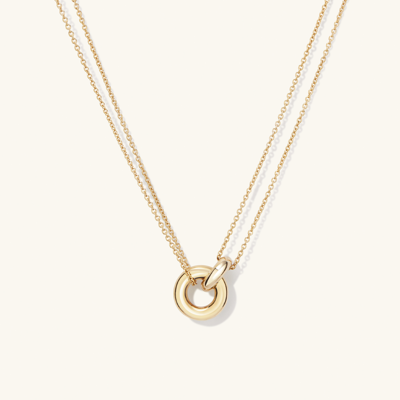 Mejuri Vermeil Linked Necklace In Vermeil