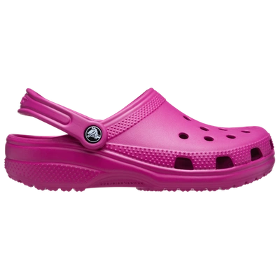 Shop Crocs Womens  Classic Clogs In Fuchsia Fun