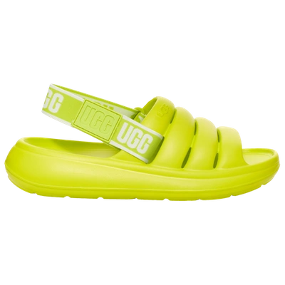 Neon green ugg discount slides