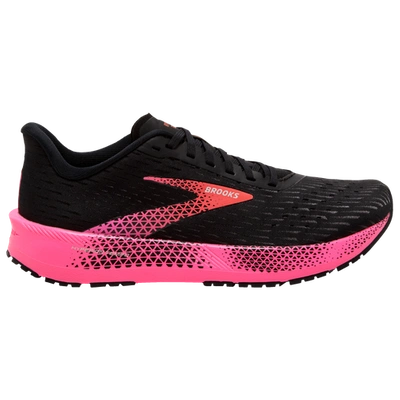 Shop Brooks Womens  Hyperion Tempo In Black/pink