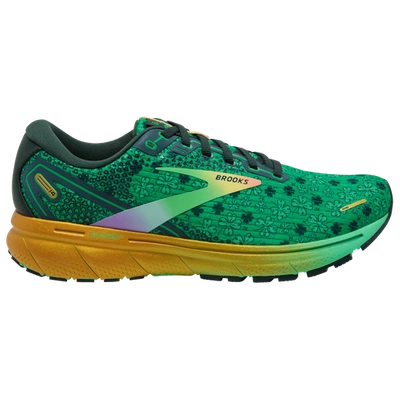 Shop Brooks Mens  Ghost 14 In Bright Green/gables/gold