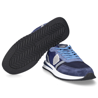 Shop Philippe Model Sneakers Blue Tropez 2.1