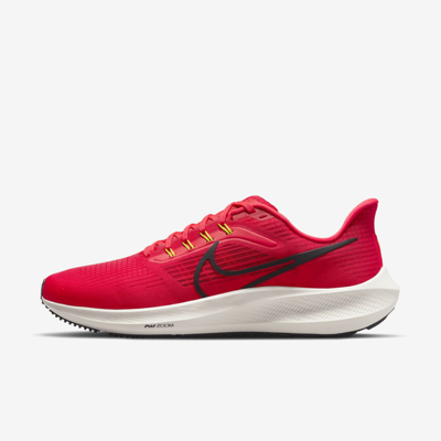 Shop Nike Men's Pegasus 39 Road Running Shoes In Red