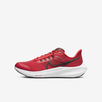 Shop Nike Air Zoom Pegasus 39 Big Kids' Road Running Shoes In Red