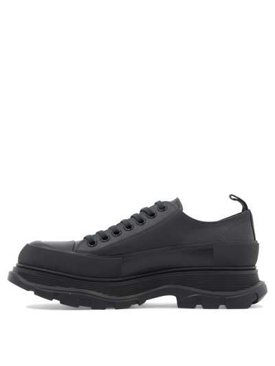 Alexander Mcqueen Tread Slick Low-top Sneakers In Grey
