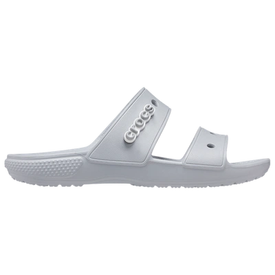 Shop Crocs Mens  Classic Slides In Grey/grey