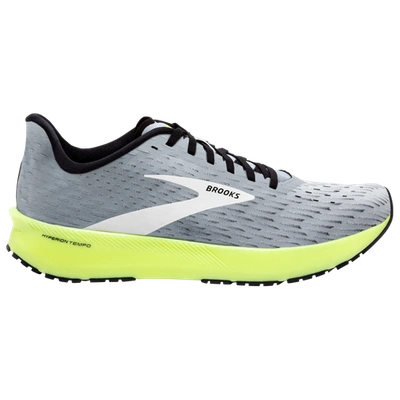 Shop Brooks Mens  Hyperion Tempo In Grey/black/nightlife