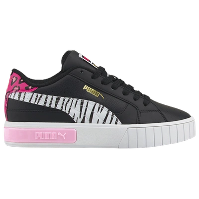 Shop Puma Girls  Cali In Black/white/pink