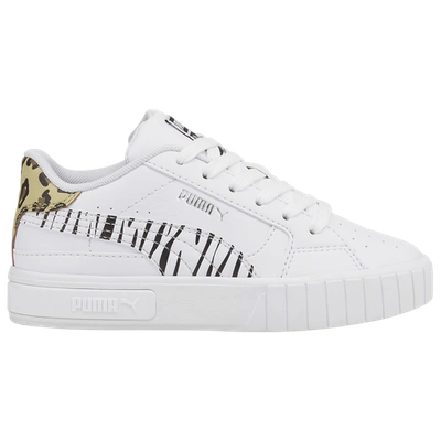 Shop Puma Girls  Cali In White/black