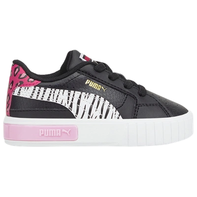 Shop Puma Girls  Cali In Black/white/pink