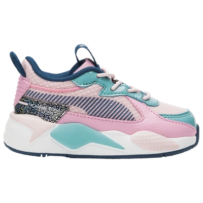 Shop Puma Girls  Rs-x In Pink/teal