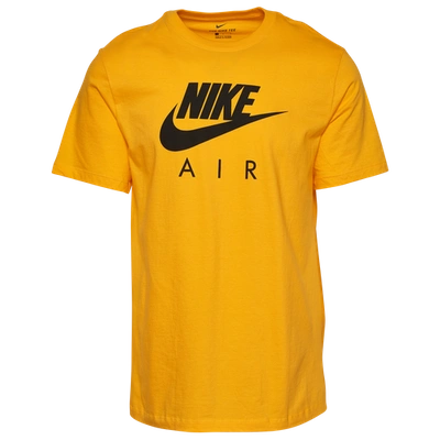 Nike Mens Air Futura T-shirt In Yellow/black | ModeSens