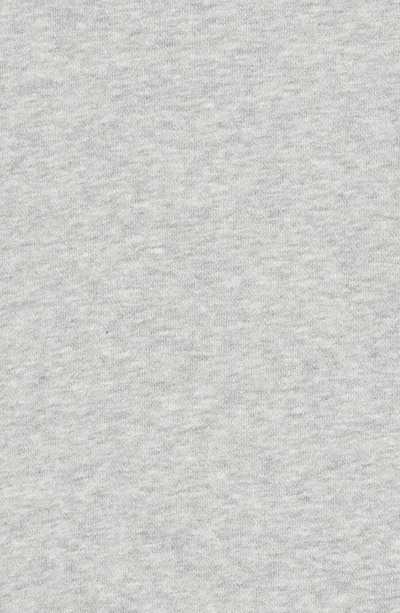 Shop Nike Sportswear Fleece Crewneck Sweatshirt In Grey Heather/ White