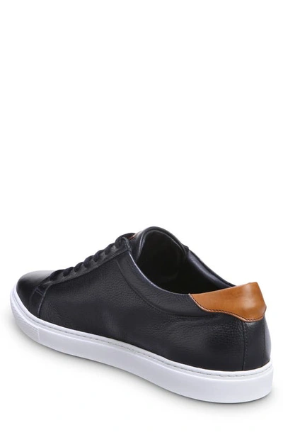 Shop Allen Edmonds Courtside Sneaker In Black Leather