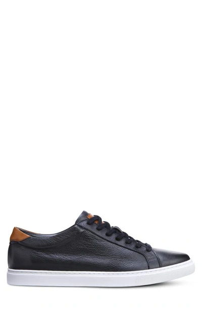 Shop Allen Edmonds Courtside Sneaker In Black Leather