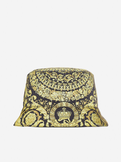 Shop Versace Barocco Print Bucket Hat