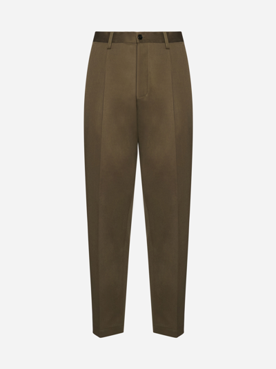 Shop Marni Virgin Wool Trousers