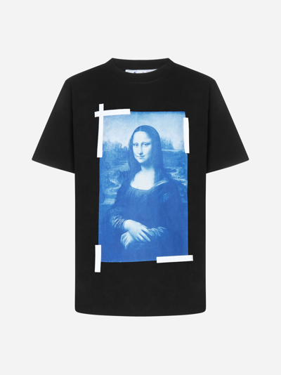 Shop Off-white Monalisa Cotton T-shirt