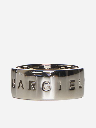 Shop Mm6 Maison Margiela Logo Ring