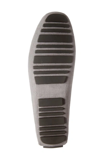Shop Nordstrom Bend Venetian Driving Shoe In Grey Textured Suede
