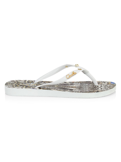 Shop Camilla Women's Knight Of The Wild Flip Flops