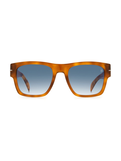 Shop David Beckham Men's 7000 Bold 52mm Square Sunglasses In Brown